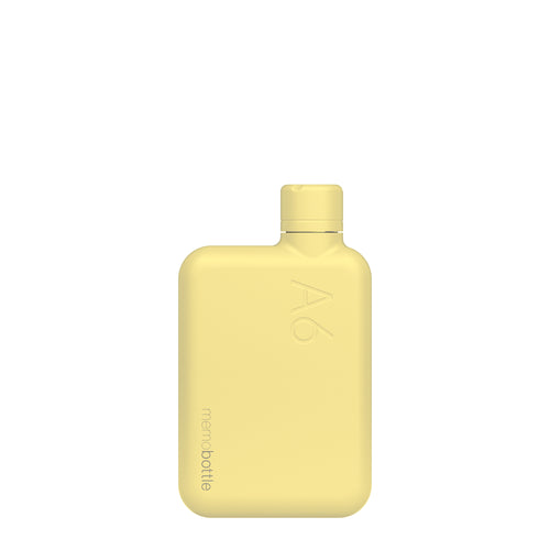 A6 Stainless Steel memobottle (Butter Yellow)