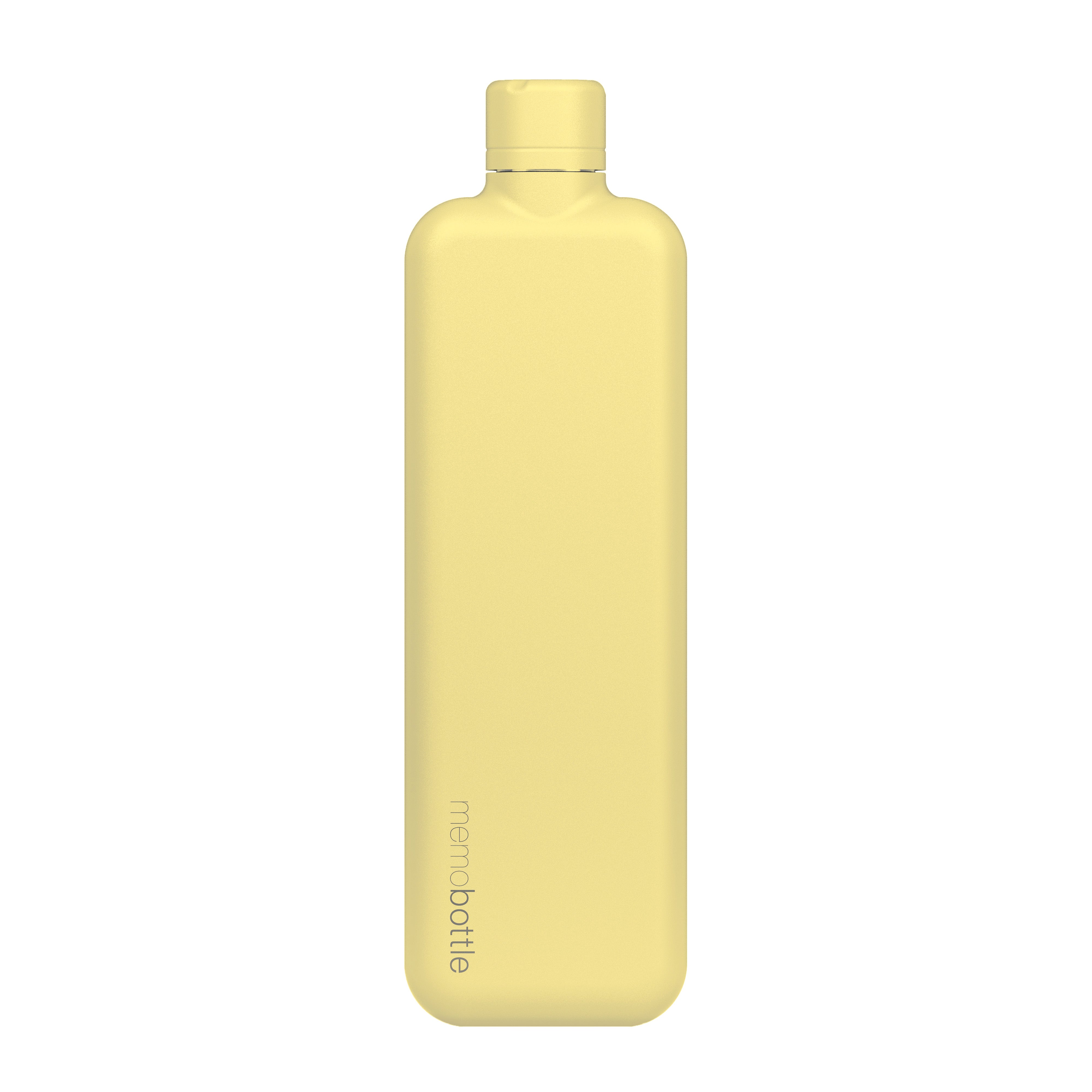 SLIM Stainless Steel memobottle (Butter Yellow)