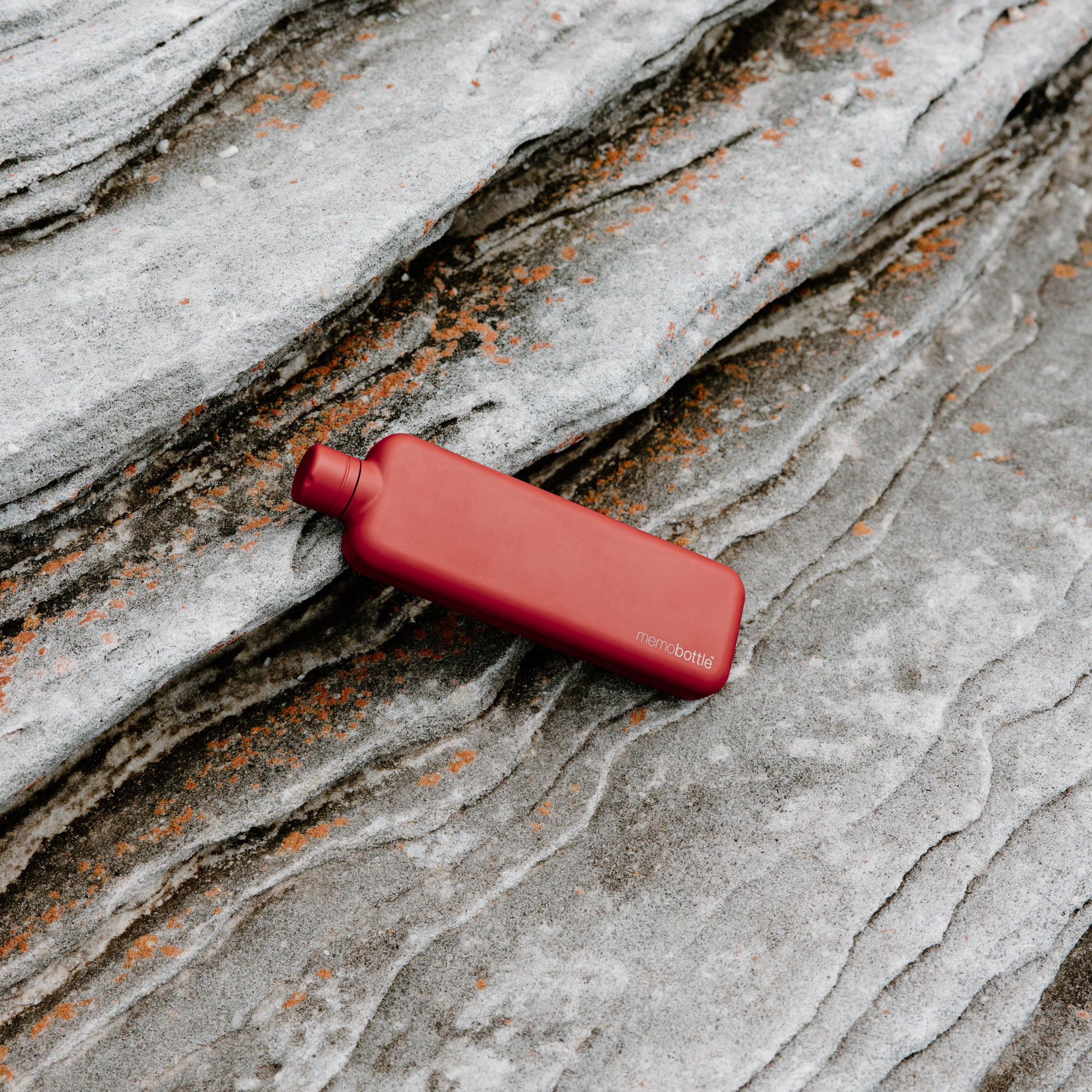 SLIM Stainless Steel memobottle (Red)