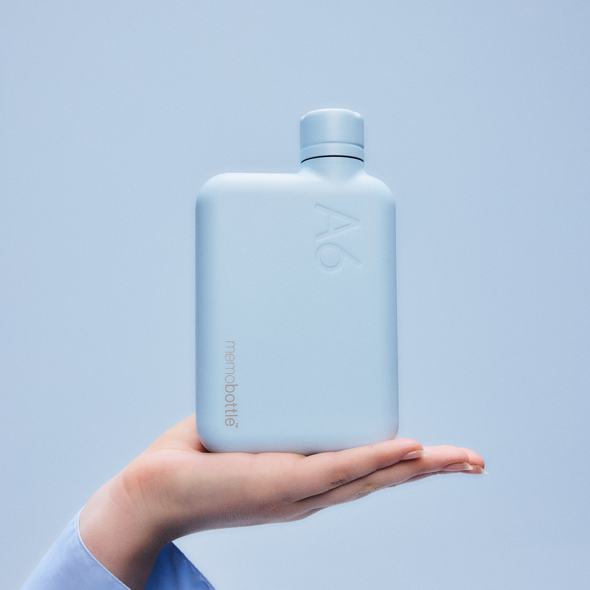 A6 Stainless Steel memobottle (Powder Blue)