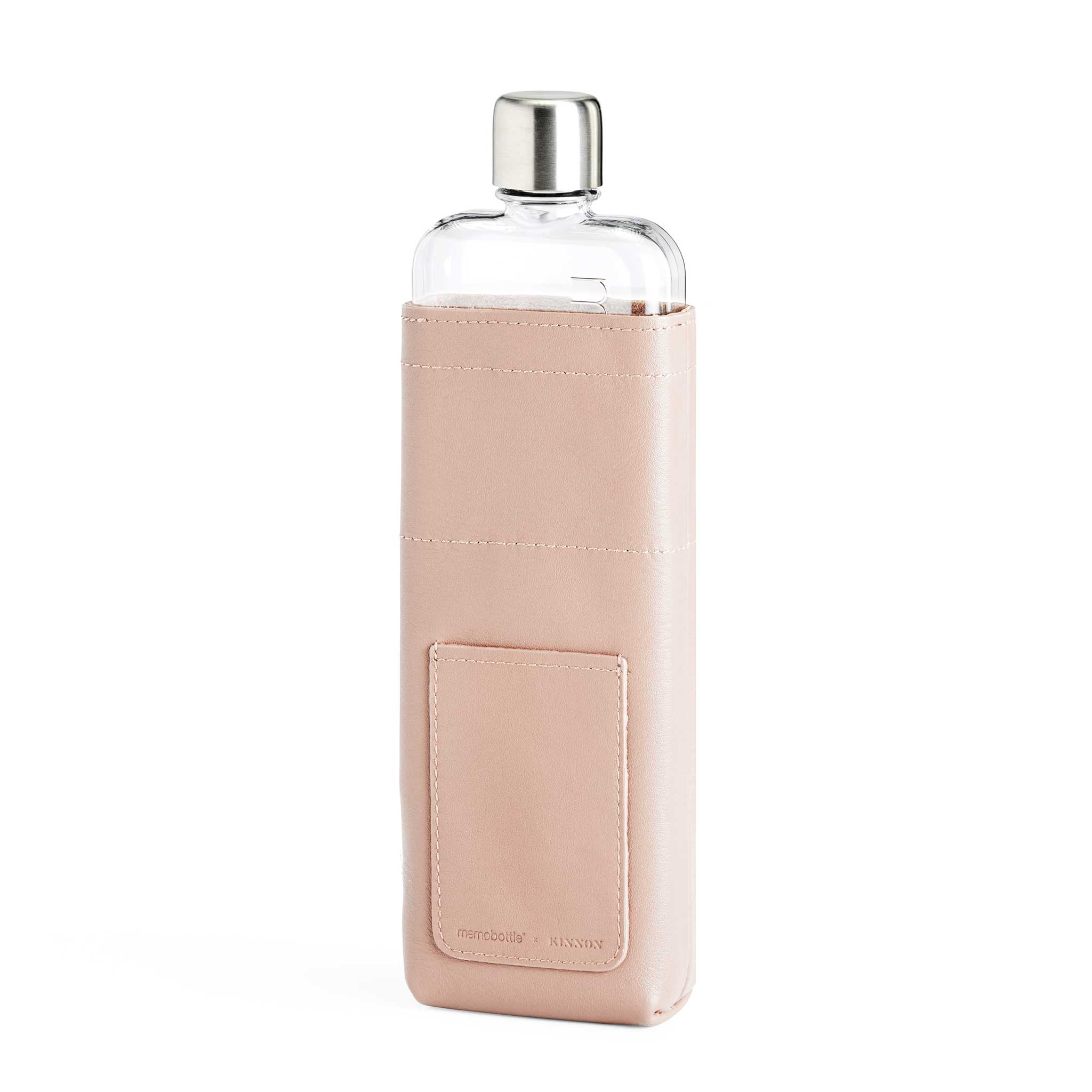 Slim Leather Sleeve - Nude